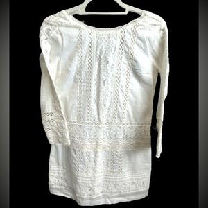 Abercrombie white lace dress, never worn. XS